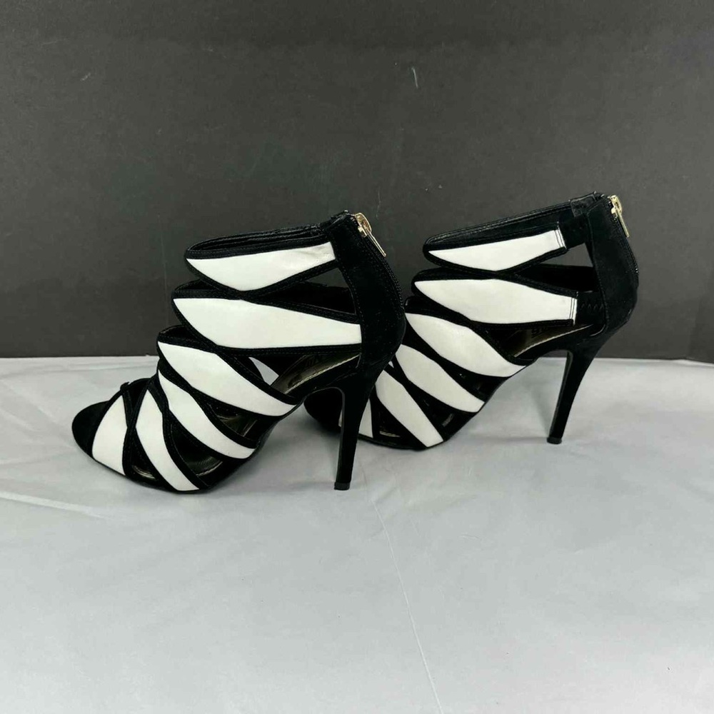 Elegant Black and White Women's Heels
